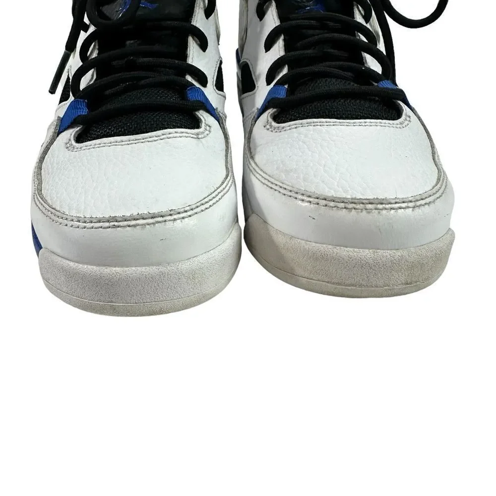 Nike Air Jordan '91 Flight Hyper Royal White Black Basketball Sneaker, Size 5.5Y - Picture 3 of 13